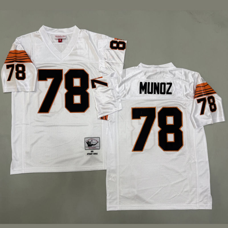 MUNDZ #78 Men's Cincinnati Bengals Retro NFL Jersey