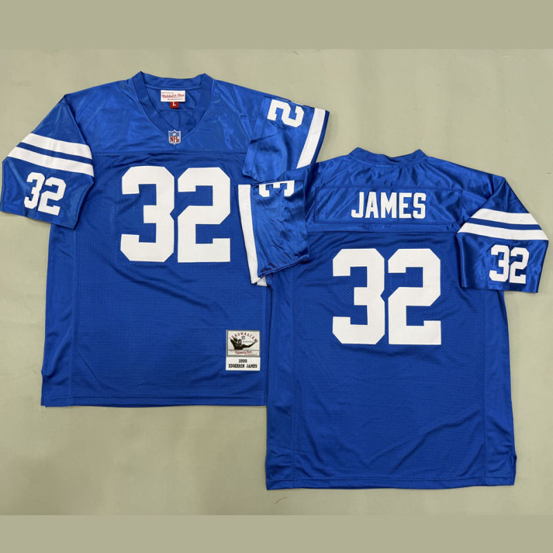 JAMES #32 Men's Indianapolis Colts Retro NFL Jersey