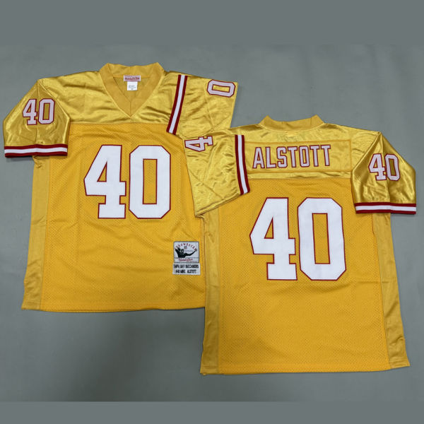 ALSTOTT #40 Men's Tampa Bay Buccaneers Retro NFL Jersey 海盗队