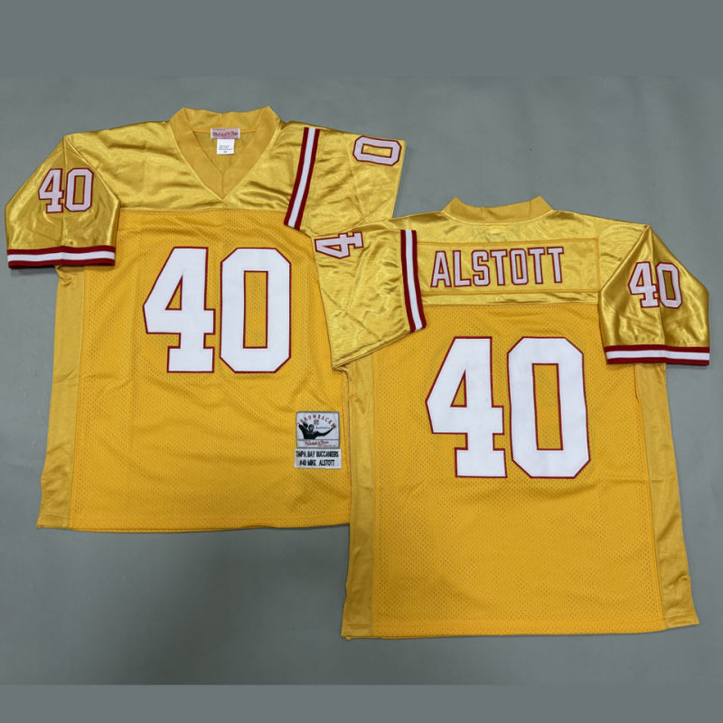ALSTOTT #40 Men's Tampa Bay Buccaneers Retro NFL Jersey