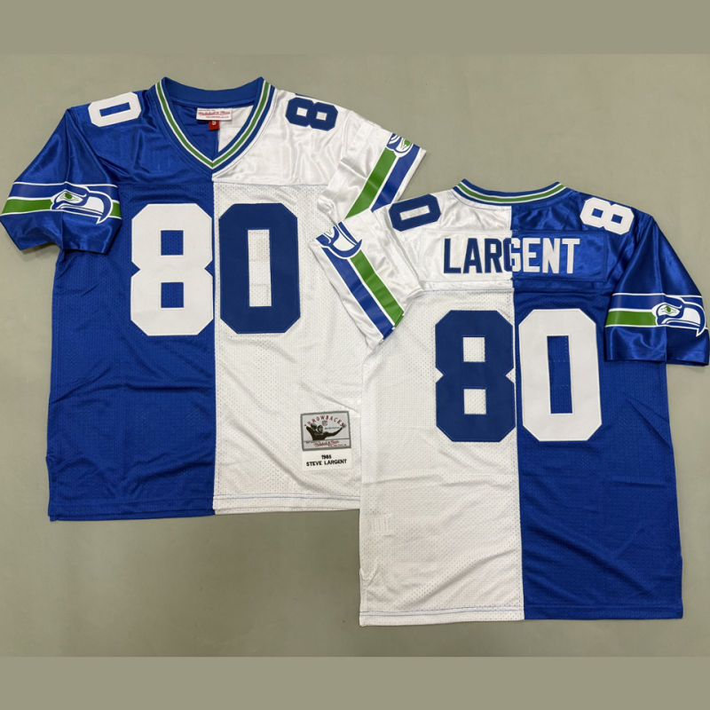 LARGENT #80 Seattle Seahawks Retro NFL Jersey
