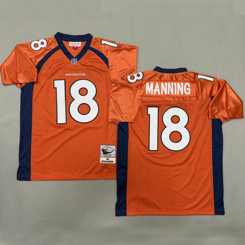 MANNING #18 Men's Denver Broncos Retro NFL Jersey