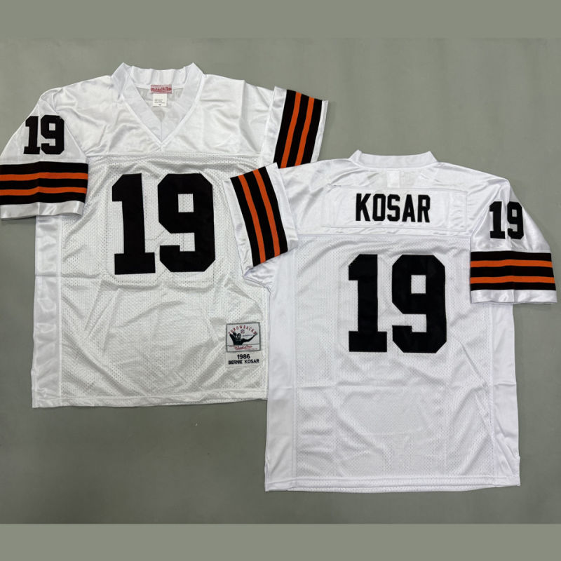 KOSAR #19 Men's Cleveland Browns Retro NFL Jersey