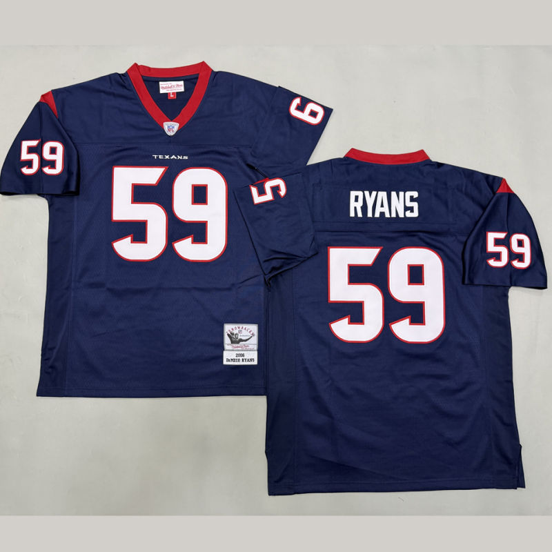 RYANS #59 Men's Houston Texans Retro NFL Jersey