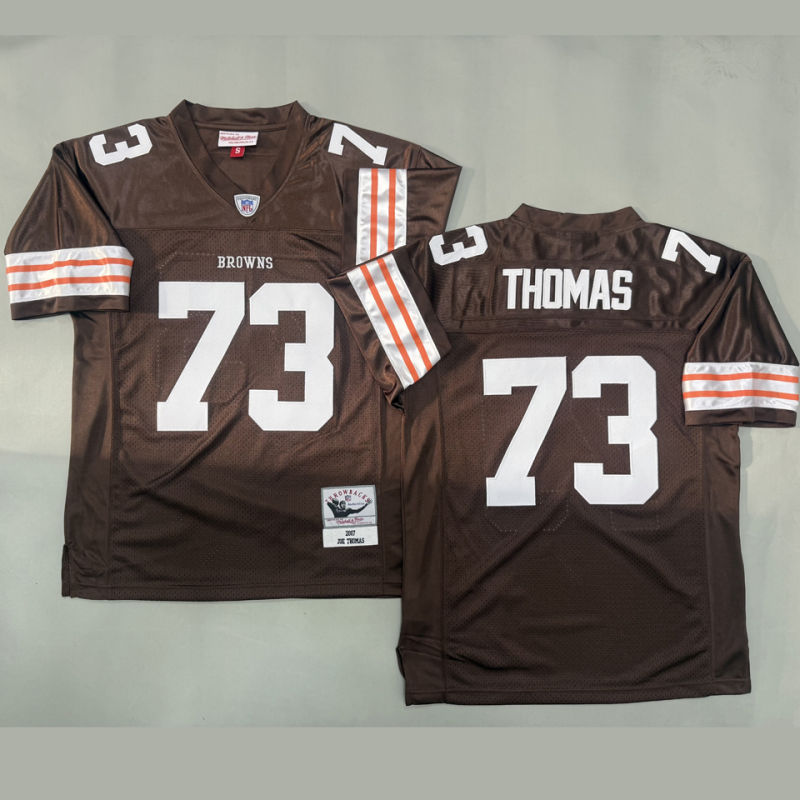 THOMAS #73 Men's Cleveland Browns Retro NFL Jersey