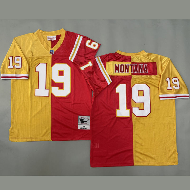 MONTANA #19 Men's Kansas City Chiefs Retro NFL Jersey
