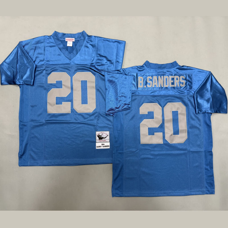 SANDERS #20 Men's Detroit Lions Retro NFL Jersey