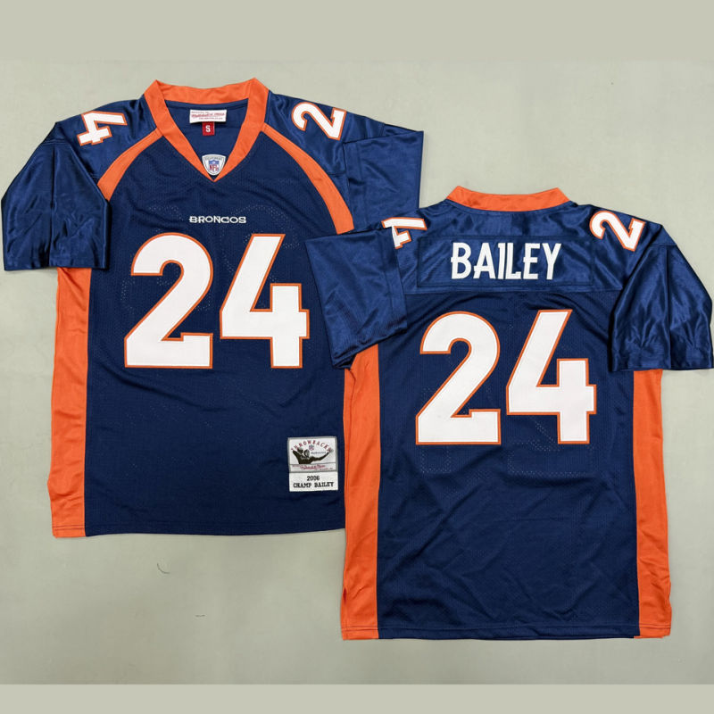 BAILEY #24 Men's Denver Broncos Retro NFL Jersey