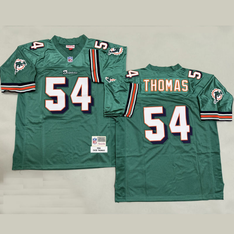 THOMAS #54 Men's Miami Dolphins Retro NFL Jersey