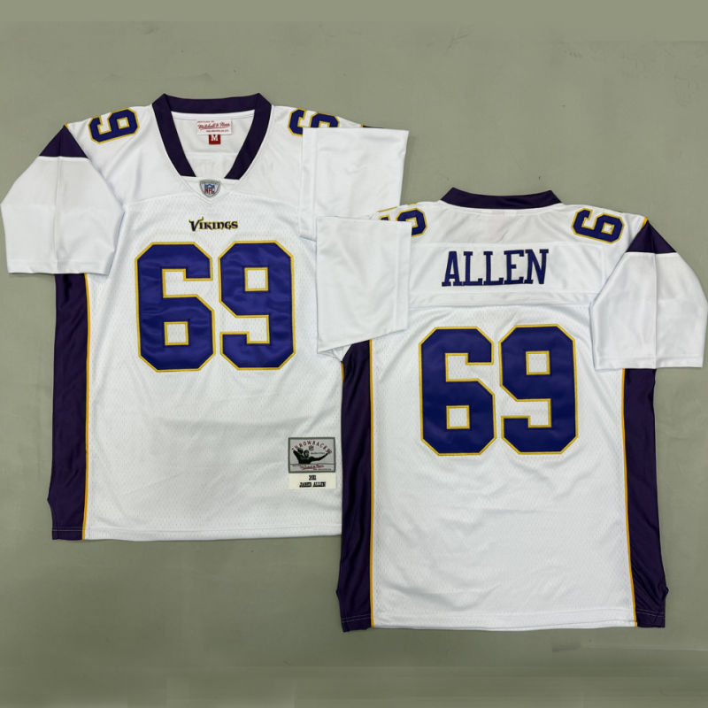 ALLEN #69 Men's Minnesota Vikings Retro NFL Jersey