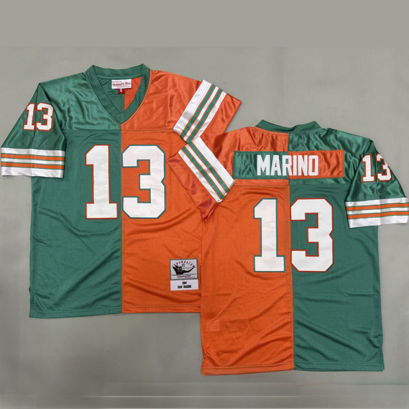 MARINO #13 Men's Miami Dolphins Retro NFL Jersey