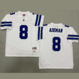 AIKMAN #8 Men's Dallas Cowboys Retro NFL Jersey 牛仔