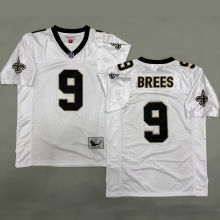 BREES #9 Men's New Orleans Saints Retro NFL Jersey 圣徒