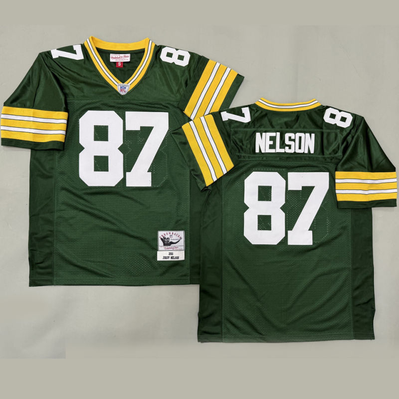 NELSON #87 Men's Green Bay Packers Retro NFL Jersey