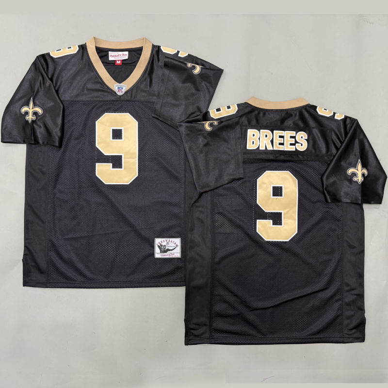 BREES #9 Men's New Orleans Saints Retro NFL Jersey