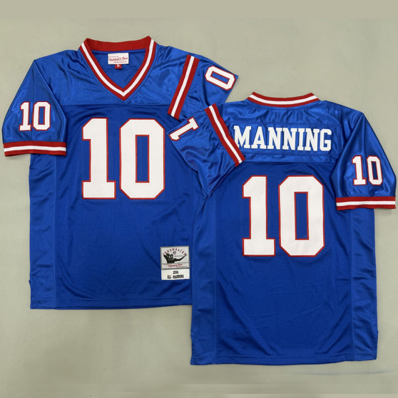 MANNING #10 Men's New York Giants Retro NFL Jersey