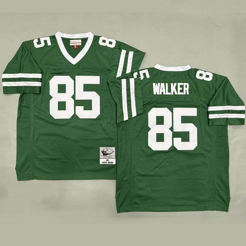 WALKER #85 Men's New York Jets Retro NFL Jersey