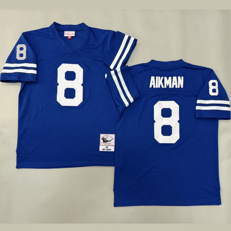 AIKMAN #8 Men's Dallas Cowboys Retro NFL Jersey
