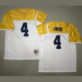 FAVRE #4 Men's Green Bay Packers Retro NFL Jersey 包装工