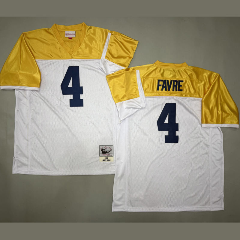 FAVRE #4 Men's Green Bay Packers Retro NFL Jersey