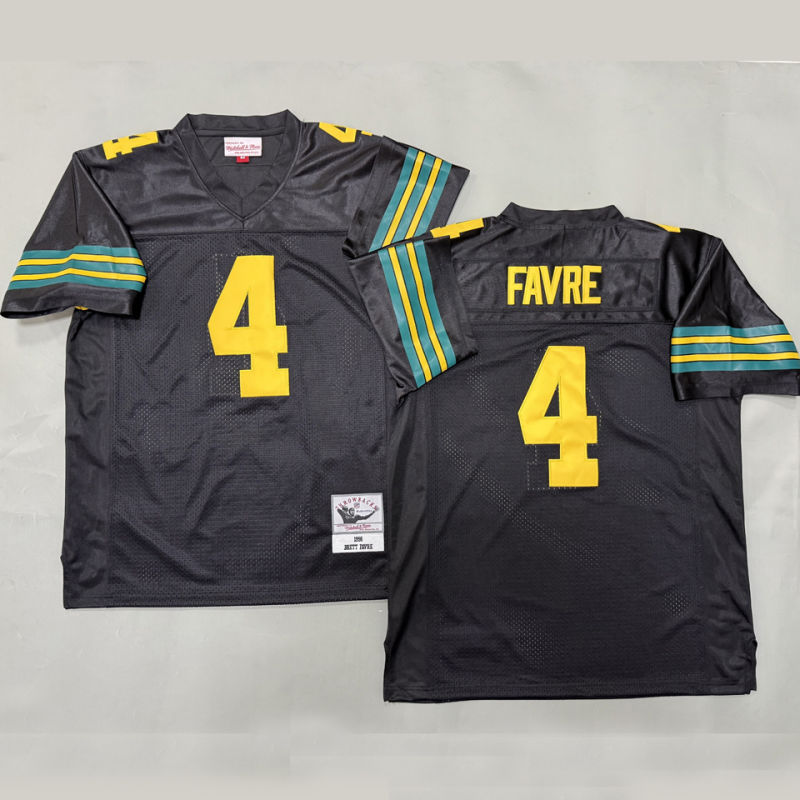FAVRE #4 Men's Green Bay Packers Retro NFL Jersey