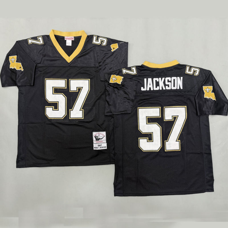 JACKSON #57 Men's New Orleans Saints Retro NFL Jersey