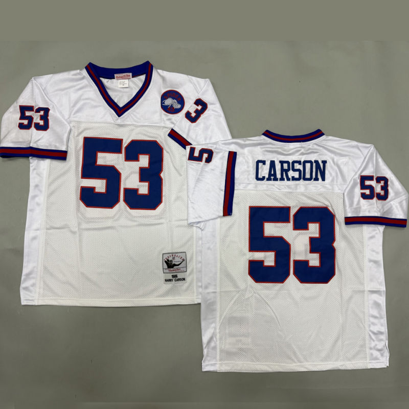 CARSON #53 Men's New York Giants Retro NFL Jersey