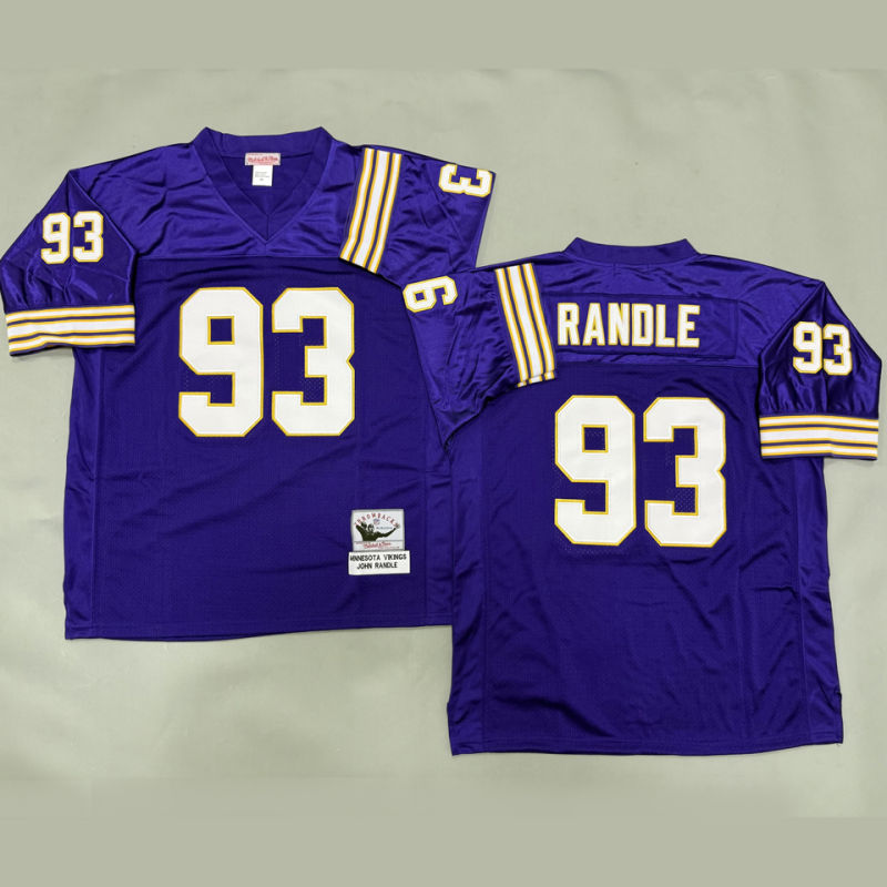 RANDLE #93 Men's Minnesota Vikings Retro NFL Jersey