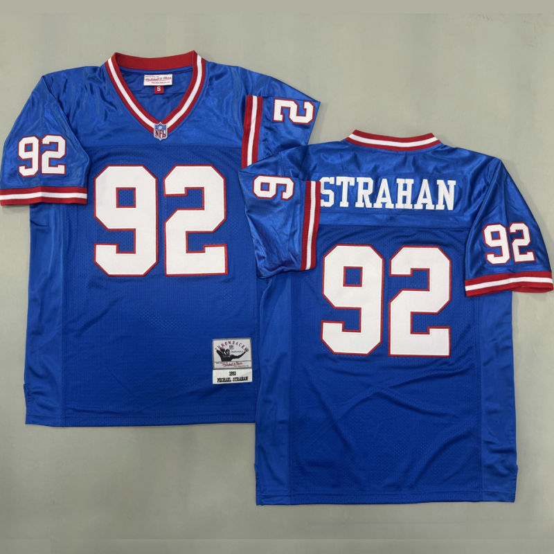 STRAHAN #92 Men's New York Giants Retro NFL Jersey