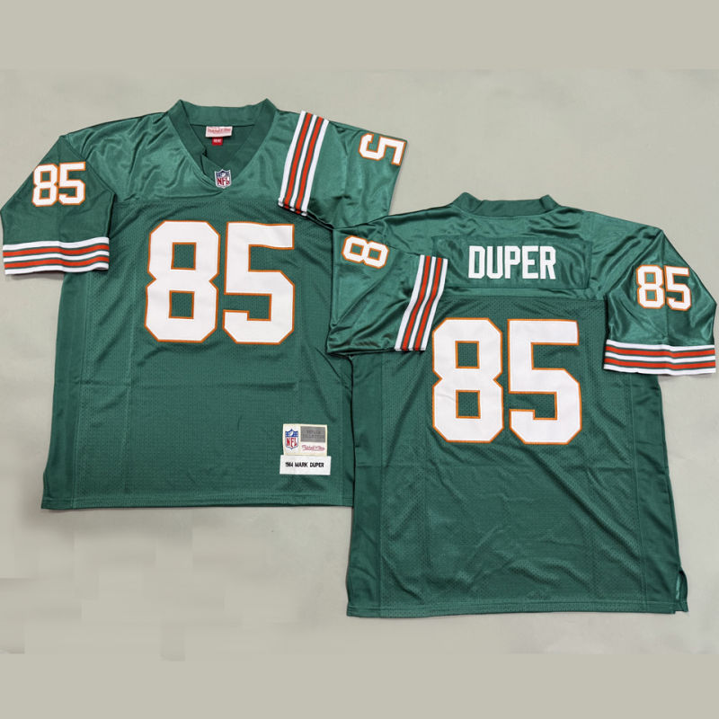 DUPER #85 Men's Miami Dolphins Retro NFL Jersey