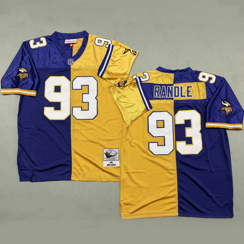 RANDLE #93 Men's Minnesota Vikings Retro NFL Jersey