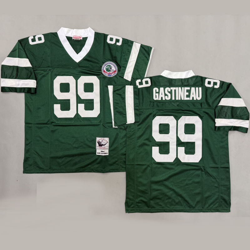GASTINEAUT #99 Men's New York Jets Retro NFL Jersey