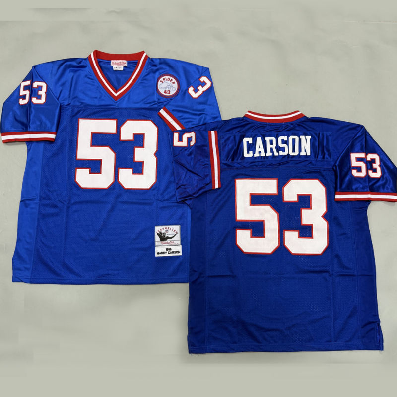 CARSON #53 Men's New York Giants Retro NFL Jersey