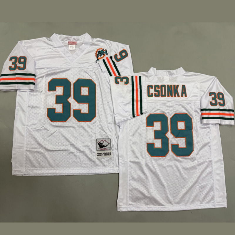 CSONKA #39 Men's Miami Dolphins Retro NFL Jersey
