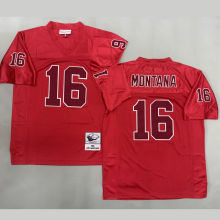 MONTANA #16 Men's San Francisco 49ers Retro NFL Jersey 49人