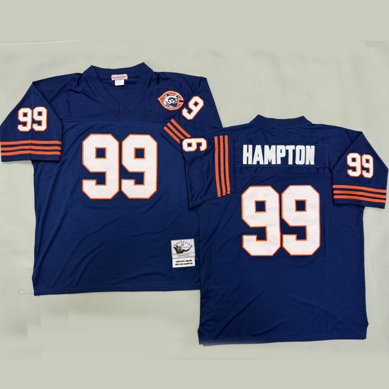 HAMPTON #99 Men's Chicago Bears Retro NFL Jersey