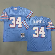 CAMPBELL #34 Men's Tennessee Titans Retro NFL Jersey 泰坦