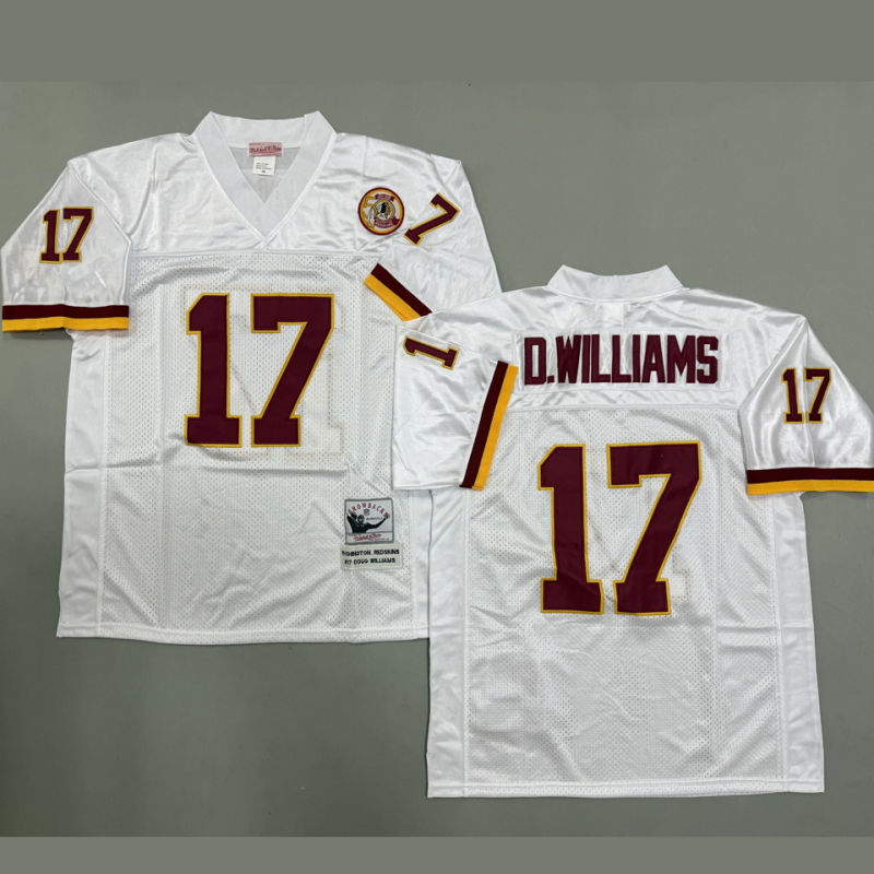 D WILLIAMS #17 Men's Washington Commanders Retro NFL Jersey