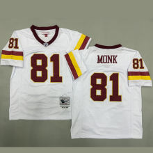 MONK #81 Men's Washington Commanders Retro NFL Jersey 指挥官