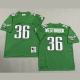 WESTBROOK #36 Men's Philadelphia Eagles Retro NFL Jersey 老鹰