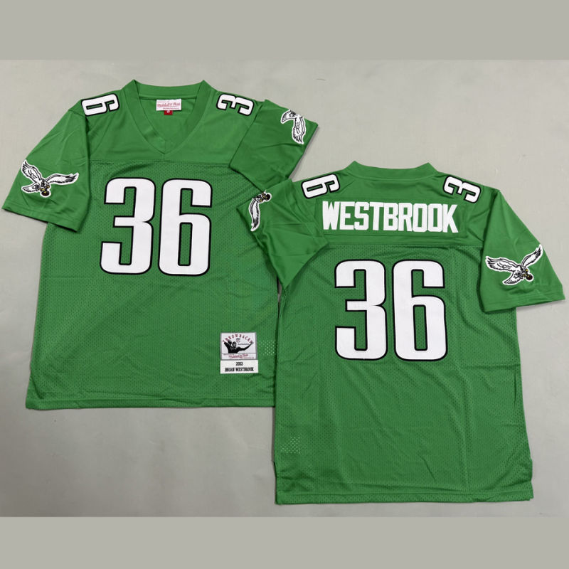 WESTBROOK #36 Men's Philadelphia Eagles Retro NFL Jersey