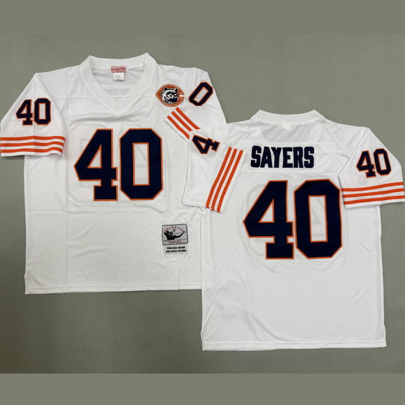 SAYERS #40 Men's Chicago Bears Retro NFL Jersey