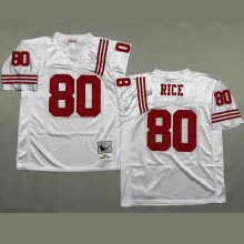 RICE #80 Men's San Francisco 49ers Retro NFL Jersey 49人