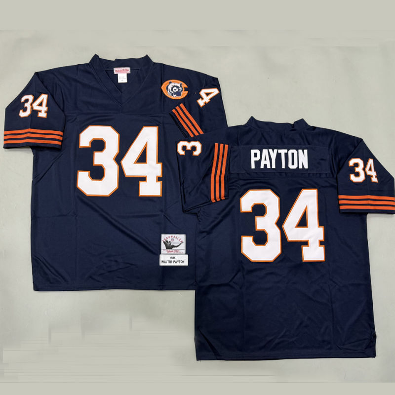 PAYTON #34 Men's Chicago Bears Retro NFL Jersey