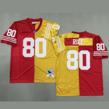 RICE #80 Men's San Francisco 49ers Retro NFL Jersey 49人