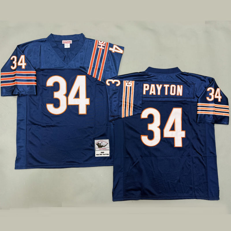 PAYTON #34 Men's Chicago Bears Retro NFL Jersey