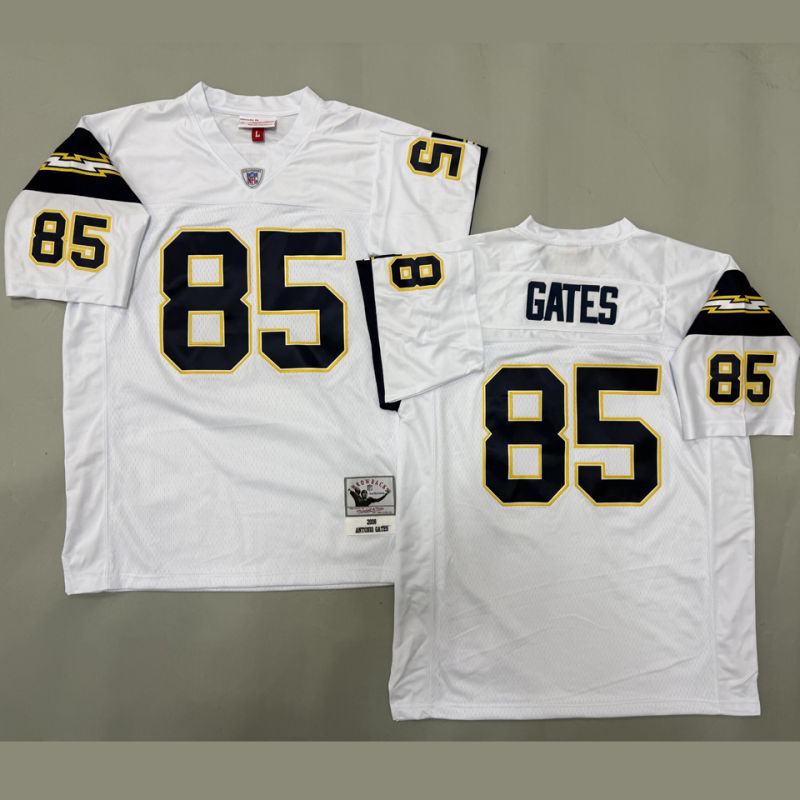 GATES #85 Men's Los Angeles Chargers Retro NFL Jersey