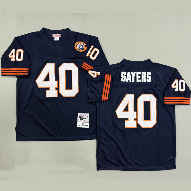 SAYERS #40 Men's Chicago Bears Retro NFL Jersey
