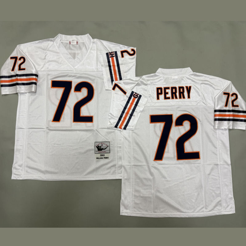 PERRY #72 Men's Chicago Bears Retro NFL Jersey