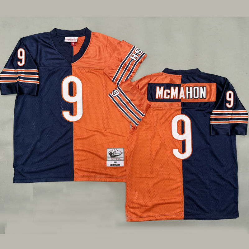 McMAHON #9 Men's Chicago Bears Retro NFL Jersey